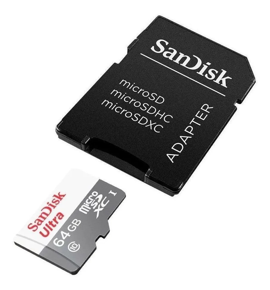 Карта пам'яті 64ГБ Class 10 microSDXC SanDisk Ultra SDSQUNR-064G-GN3MA, фото №2