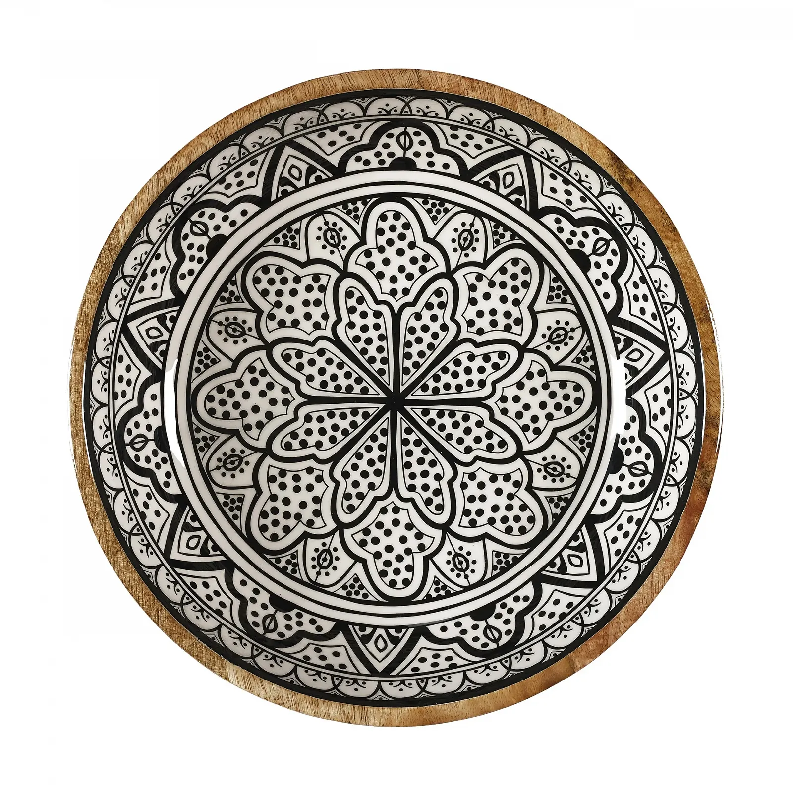 Салатник Дерево манго HOME DECO FACTORY KA0571 Black Dune 33 см Черный, фото №3