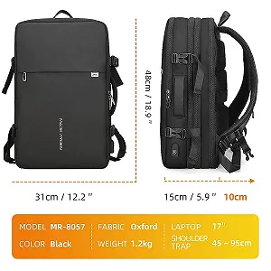 Рюкзак Mark Ryden Expandable 17.3 дюйма 21-36 л Чорний цена на synthetic.ua - Фото 1 Рюкзак Mark Ryden Expandable 17.3 дюйма 21-36 л Чорний synthetic.ua - Фото 1