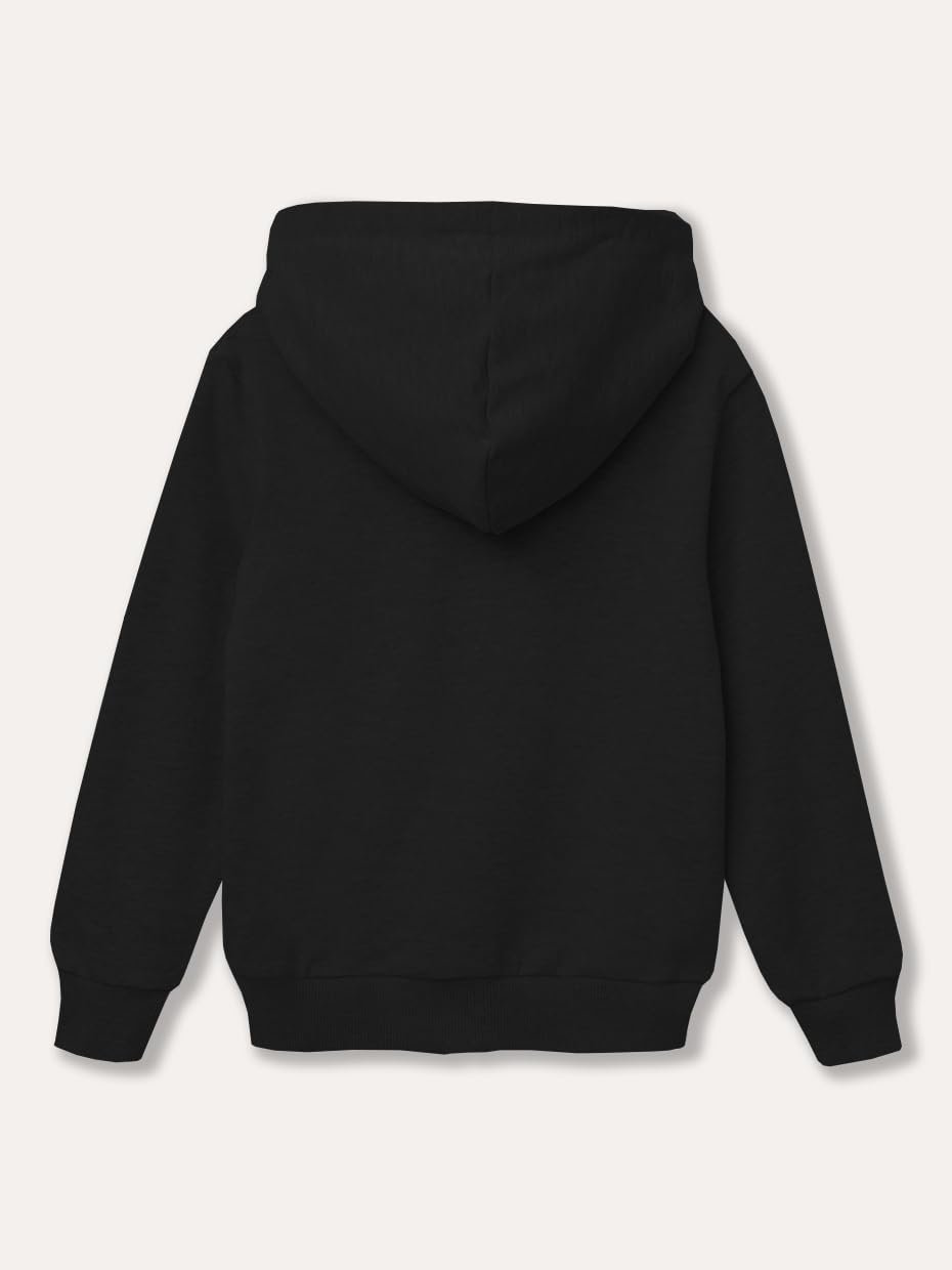 Худи WINKIKI Детский Подростковый Унисекс Для Мальчиков и Девочек На молнии с капюшоном, Длинными Рукавами, Разрезным Карманом кенгуру и ребристыми манжетами., фото №2