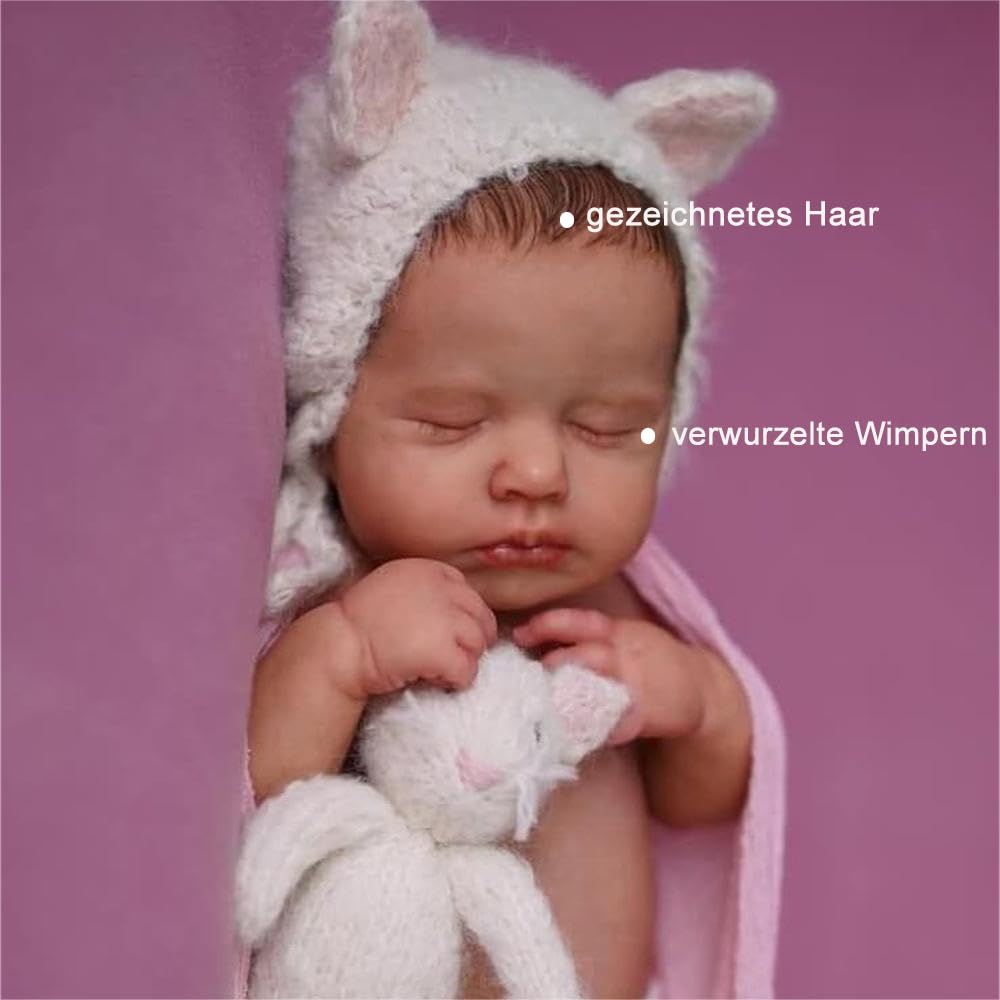 Лялька Zero pam Reborn Baby Full Silicone 50 см Ніжно-рожева, фото №4