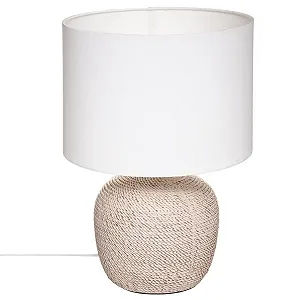 Настільна лампа ATMOSPHERA Davia Керамічна Біла 40 см - Фото 1