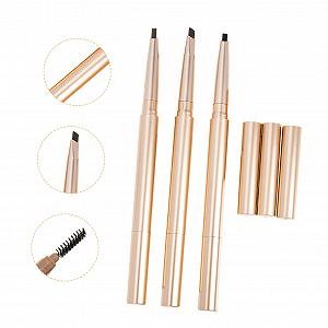 Карандаш для бровей Amosfun 3st Черный ABS Водостойкий synthetic.ua - Фото 1