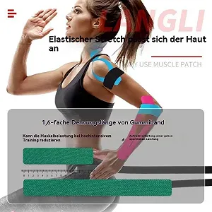 Лента для подтяжки лица Amazleer, 5 штук, против морщин, для мгновенного укрепления и подтяжки кожи synthetic.ua - Фото 1