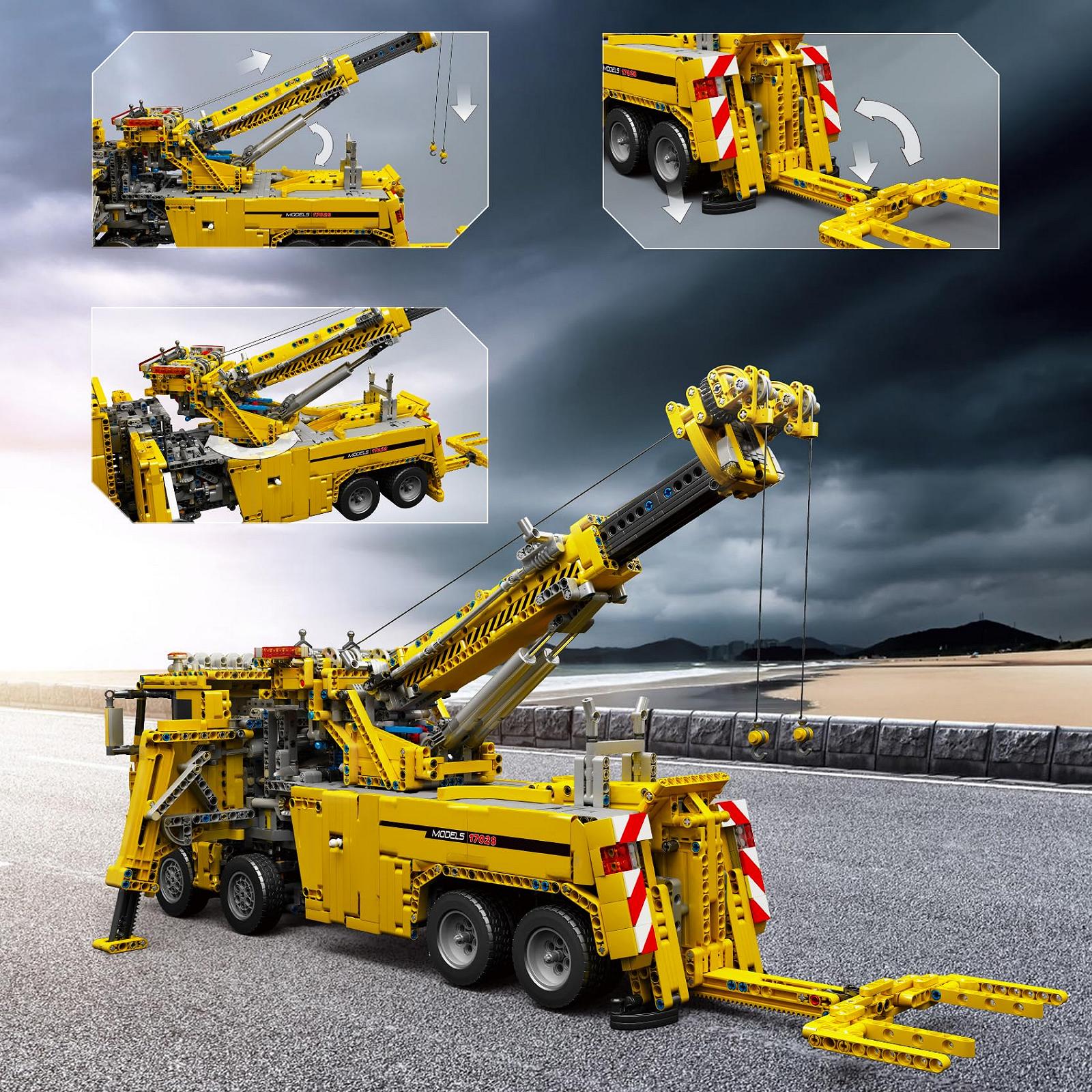 Конструктор Mould King Technik Truck Fire Engine Kit, 4883 Деталі, Керований по Bluetooth, 7 Двигунів, фото №5 Конструктор Mould King Technik Truck Fire Engine Kit, 4883 Деталі, Керований по Bluetooth, 7 Двигунів, фото №5