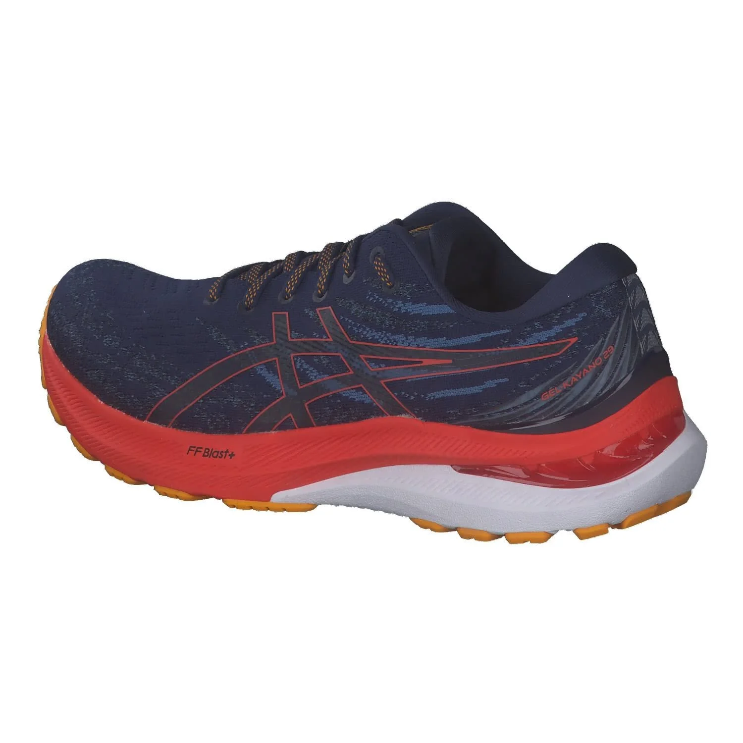 Чоловічі кросівки для бігу по шосе ASICS Kayano 28 Синій Чорний EU, фото №3