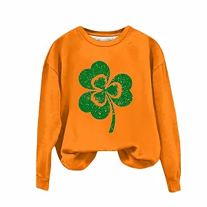 Легкий женский свитшот с длинными рукавами, модный женский пуловер, повседневный свитшот с круглым вырезом и цветочным принтом, рождественский свитшот с оленем - Фото 1