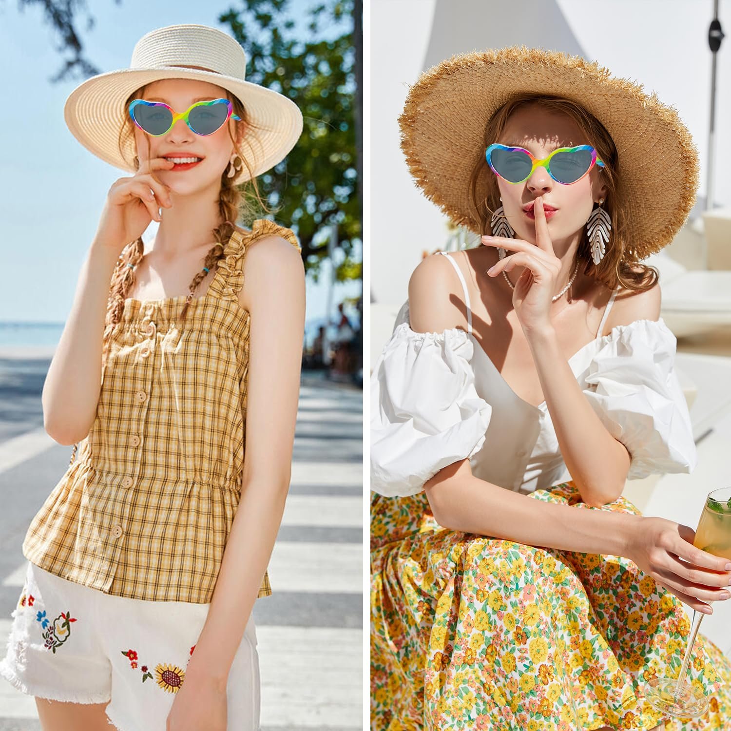 Солнцезащитные очки CHSZSH Женские, 1 пара, фото №5