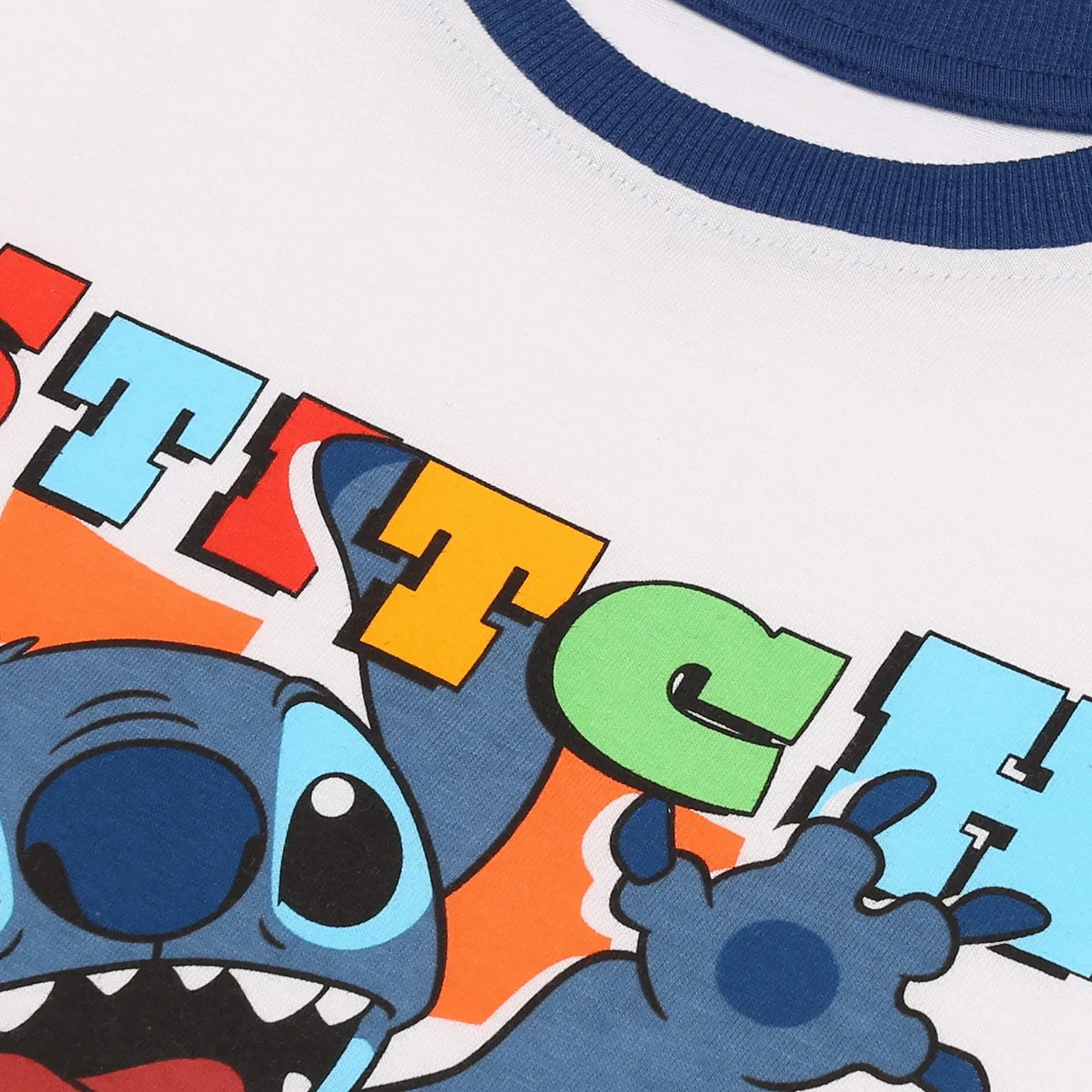 Пижама Disney Stitch Хлопковая для мальчиков с короткими рукавами Летняя, фото №3