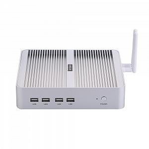 ПК HUNSN Fanless Mini BM07 VGA HDMI 4xUSB3.0 4xUSB2.0 LAN Barebone NO RAM NO Storage NO System - Фото 1