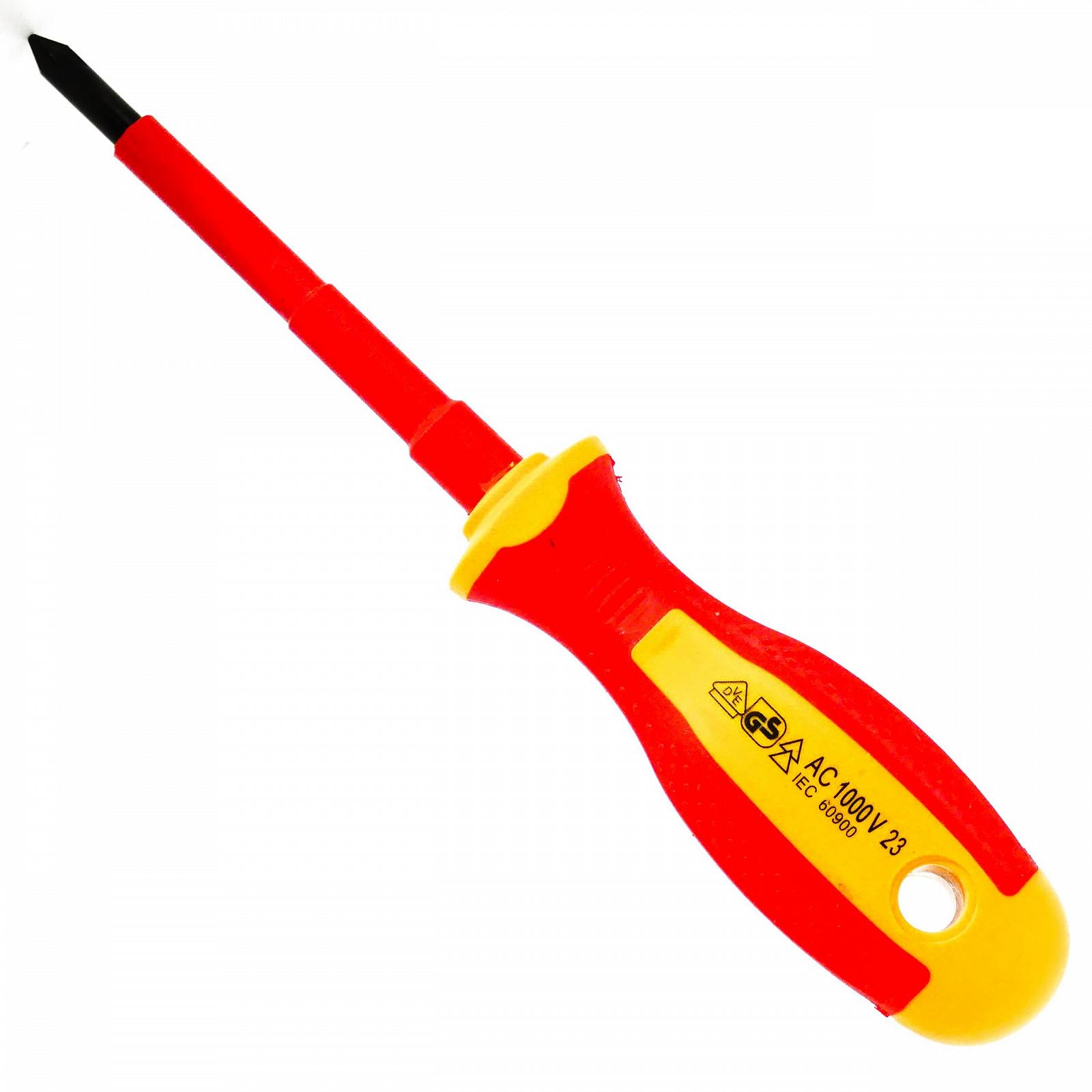 Викрутка Phillips INGDAUM PH 1 x 80 мм ізольована VDE 1000 В, фото №6 Викрутка Phillips INGDAUM PH 1 x 80 мм ізольована VDE 1000 В, фото №6