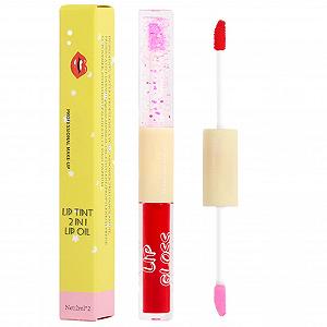 Купить Блеск для губ 2-в-1 Leryveo, увлажняющий, с зеркальным эффектом - Фото 1 Блеск для губ 2-в-1 Leryveo, увлажняющий, с зеркальным эффектом - Фото 1