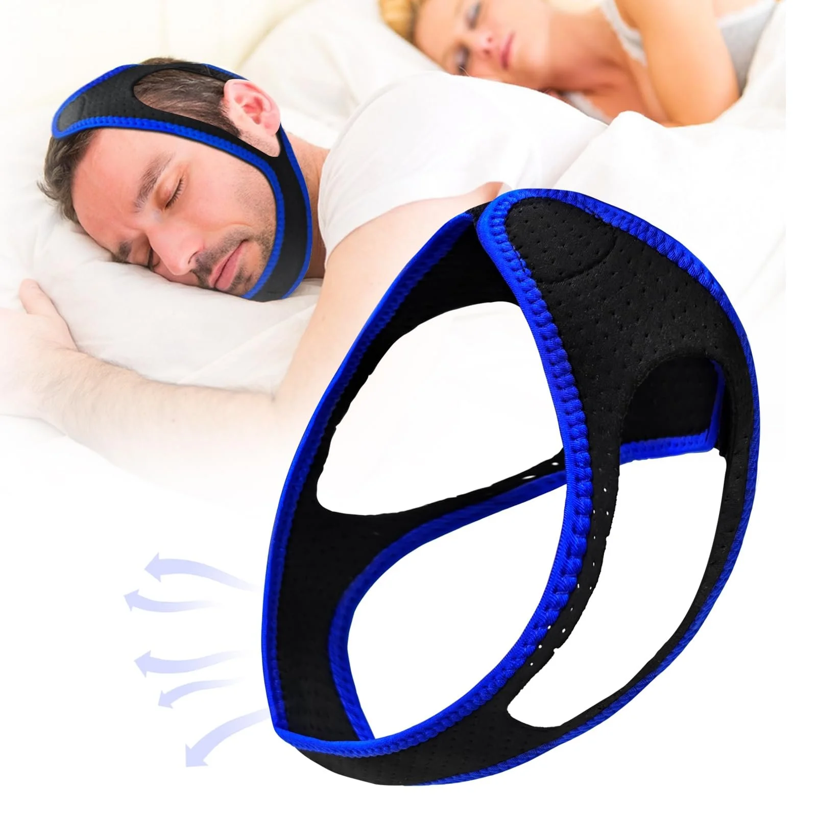 Підборідний ремінь проти хропіння, фото №1 Підборідний ремінь проти хропіння, фото №1