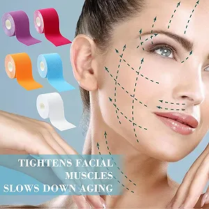 Стрічка для підтяжки обличчя Паковання з 5 антизморшкових пластирів synthetic.ua - Фото 1