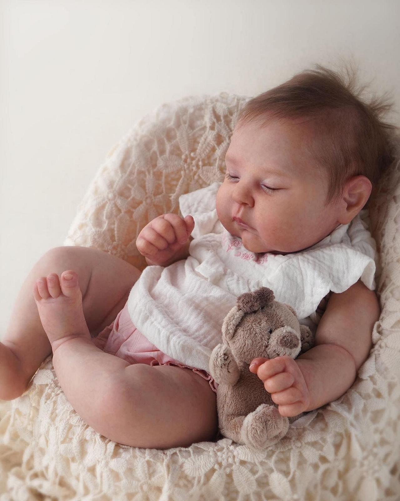 Кукла Anano Reborn Baby 20 Inch Силиконовая Кукла с Весовыми Аксессуарами для Детей от 3 Лет, фото №7