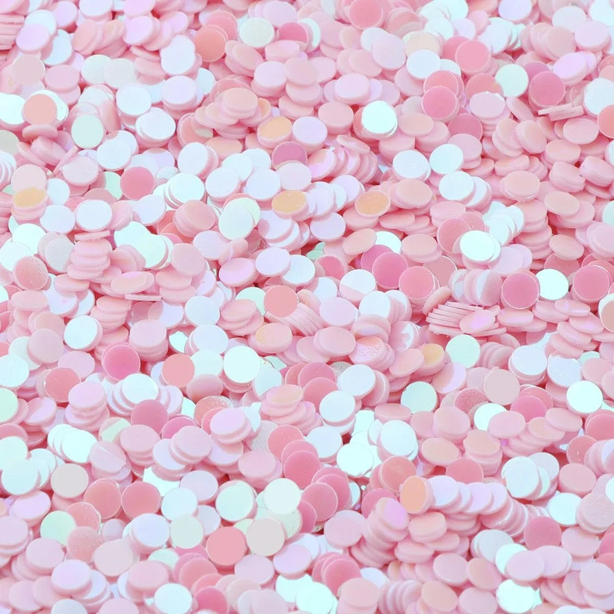 Паєтки Розсипні 3 мм, 30 г/лот Рожеві, фото №1