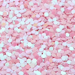 Блестки россыпные 3 мм, 30 г/лот Розовые - Фото 1