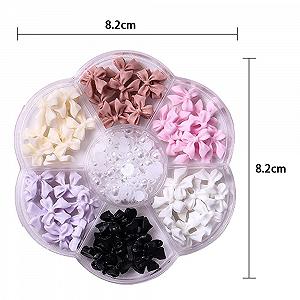 Стрази для нігтів Бантик, 1 коробка. Прикраси synthetic.ua - Фото 1