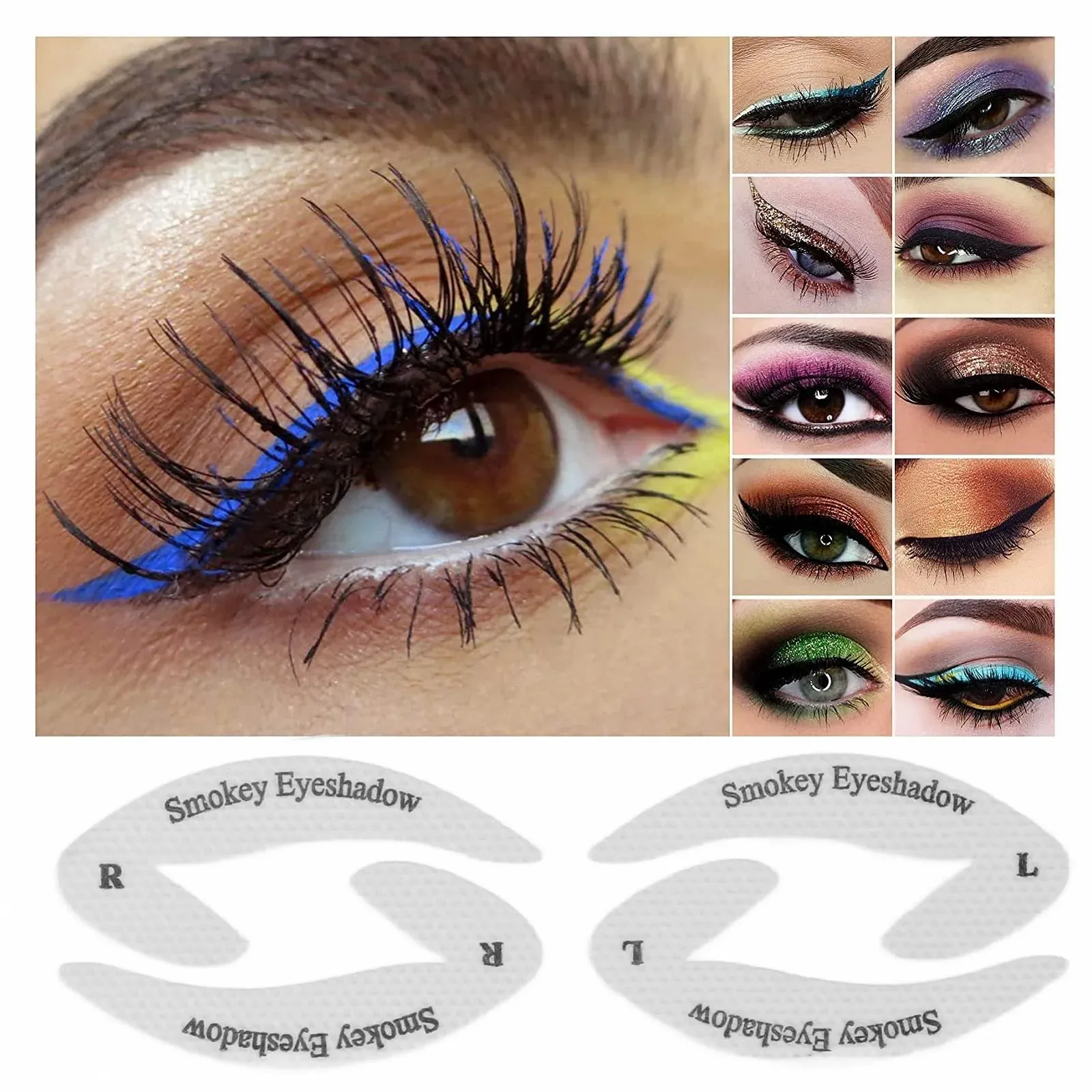 Набір трафаретів для макіяжу очей, фото №7