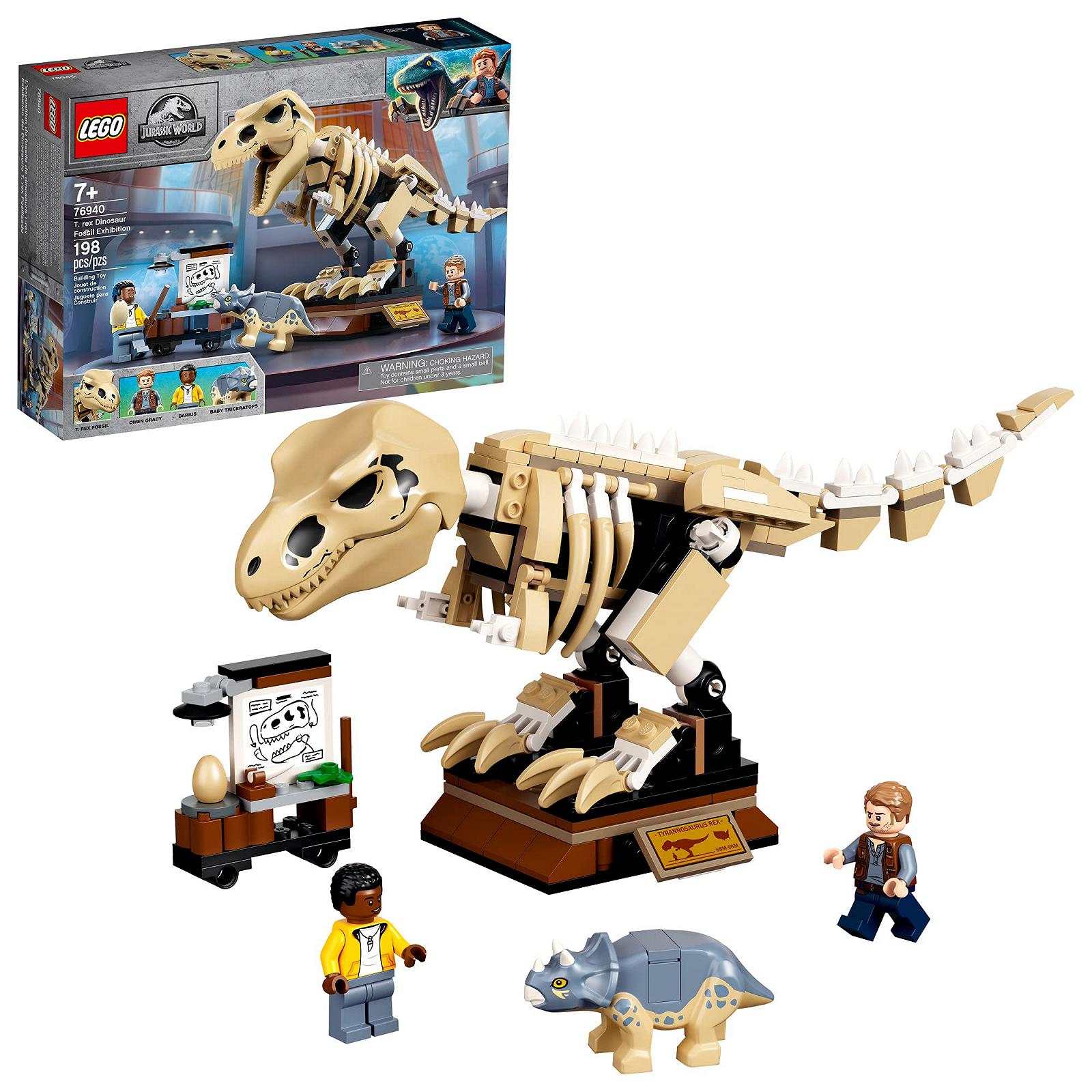 Конструктор LEGO Jurassic World 76940 T. rex Dinosaur Fossil Exhibition 198 элементов, фото №1 Конструктор LEGO Jurassic World 76940 T. rex Dinosaur Fossil Exhibition 198 элементов, фото №1
