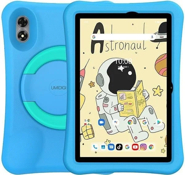 Планшет 10.1" UMIDIGI G1 Tab Kids 4+4/64GB 4 ядра Android 13 6000 mAh Сірий, фото №1