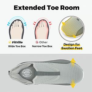 Кросівки FitVille StepEase Чоловічі Дуже Широкі Сліпони для Ходьби V2 Спортивні Легкі ціна на synthetic.ua - Фото 1 Кросівки FitVille StepEase Чоловічі Дуже Широкі Сліпони для Ходьби V2 Спортивні Легкі synthetic.ua - Фото 1