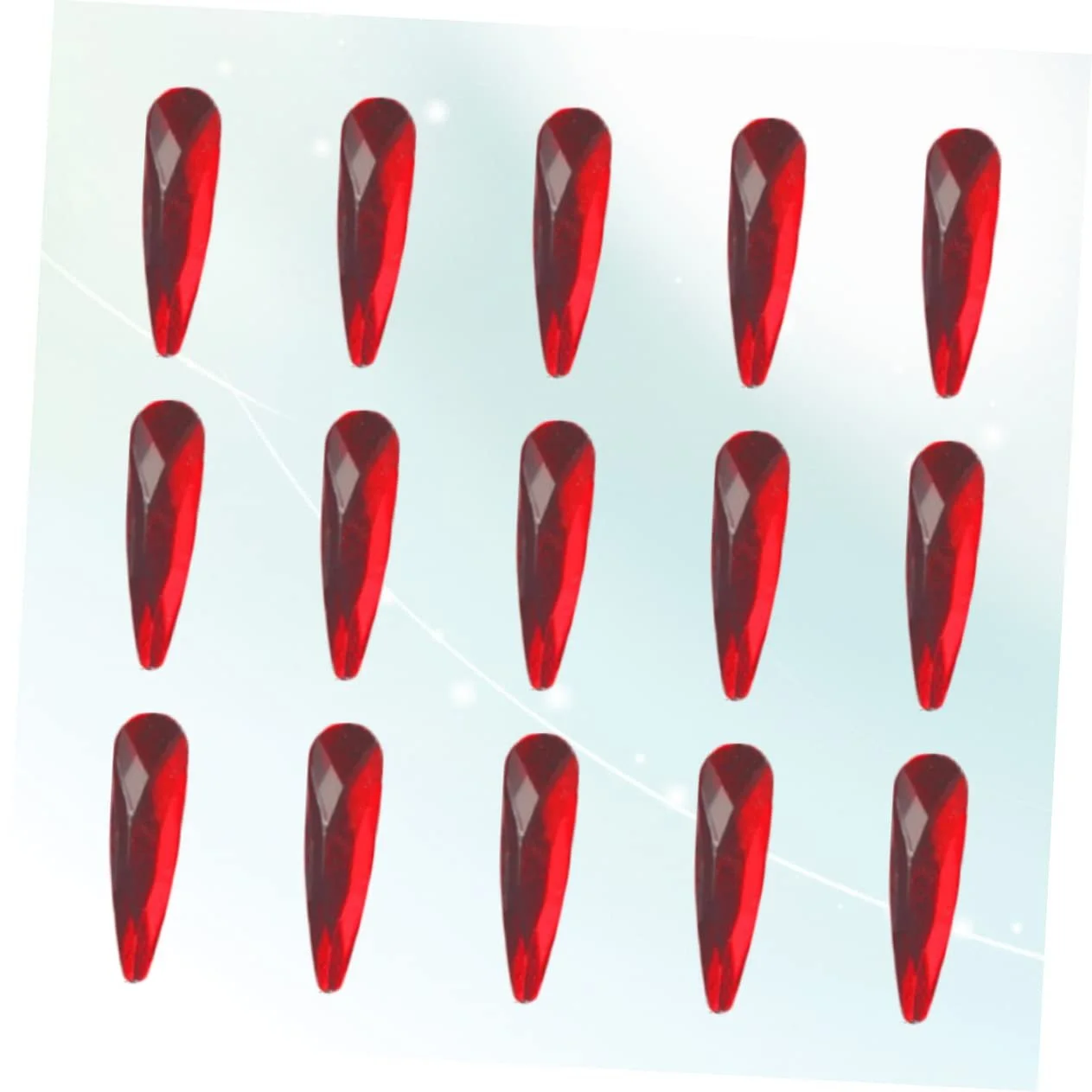 Наклейки-самоцвіти FOMIYES 3D Краплі води, 40 шт, фото №9