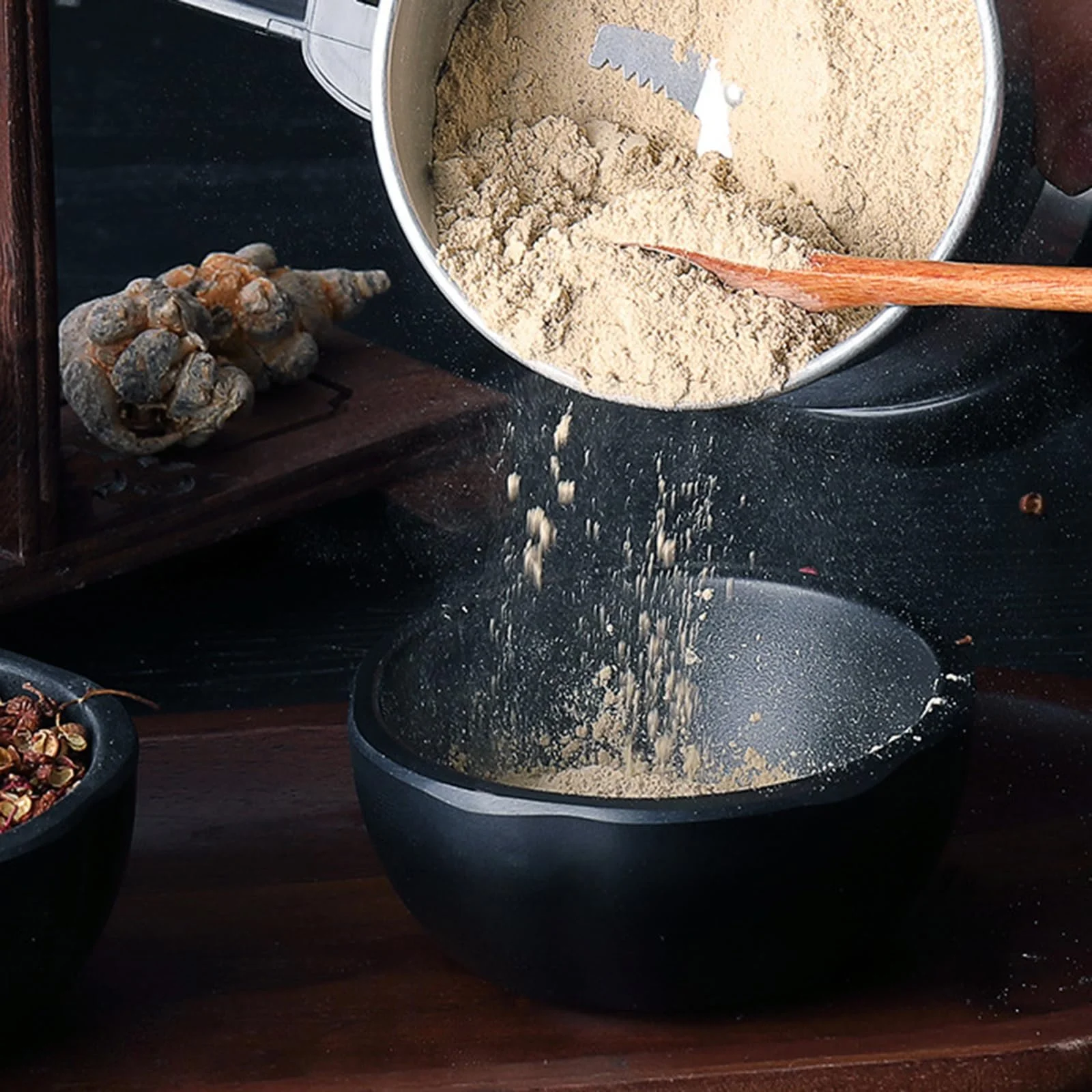 Электрическая кофемолка 300 мл Мини измельчитель специй Нержавеющая сталь для кофейных зерен, фото №3