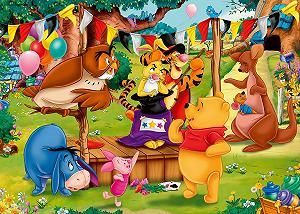 Напольный пазл Ravensburger Winnie the Pooh 03086 60 элементов 70 x 50 см - Фото 1