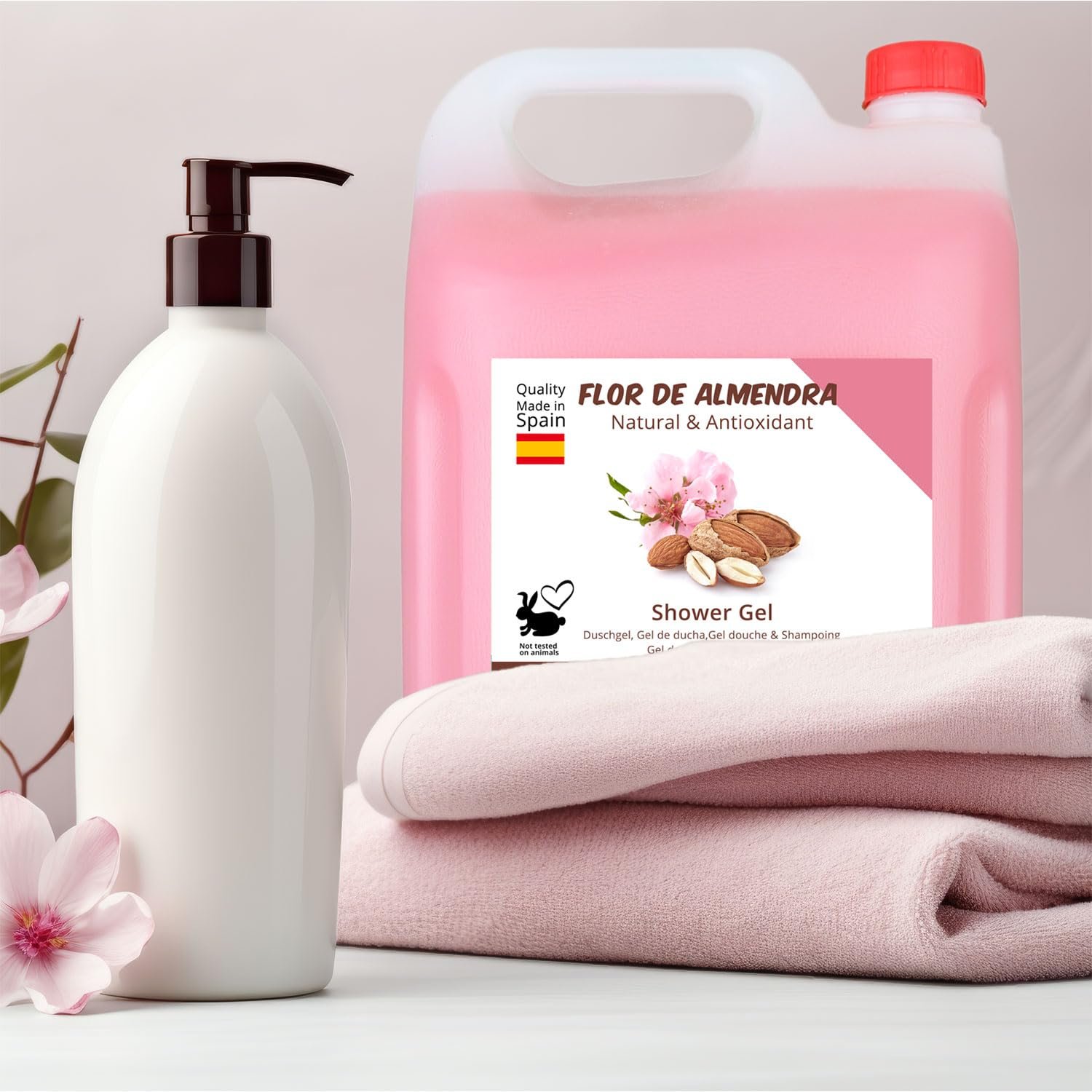 Гель для душа Канистра 5 л Миндаль увлажняющий, фото №5