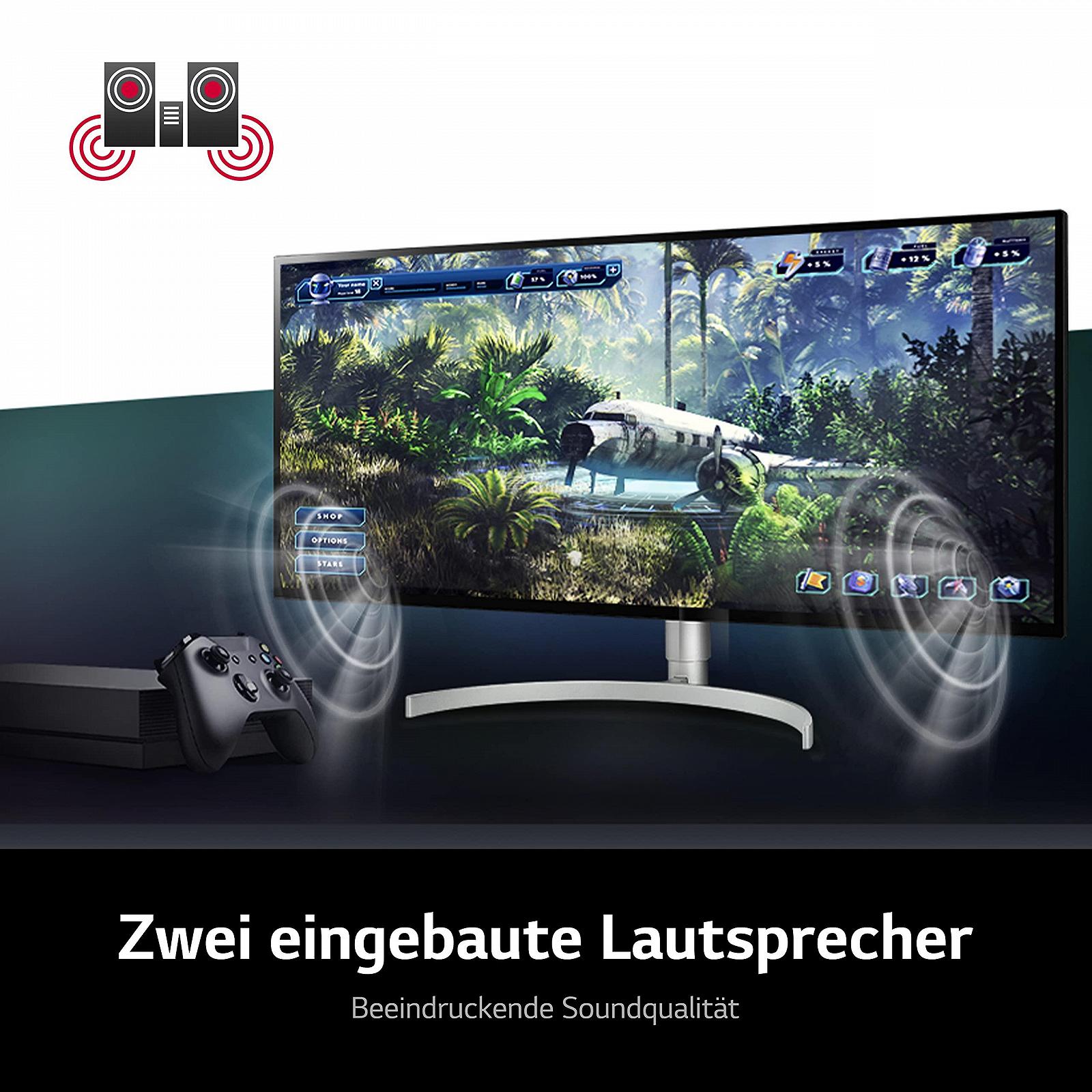 Монітор LG UltraWide Ultrafine 34WK95U 5K 86.36 см Nano IPS VESA Display HDR 600 Thunderbolt 3 Чорний/Білий, фото №7