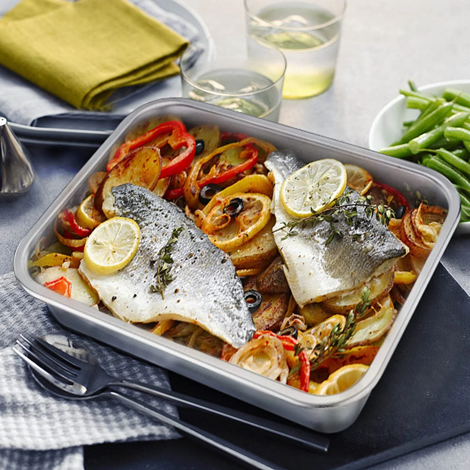 Форма для запекания Homikit прямоугольная из нержавеющей стали 27 x 21 x 8 см, фото №5