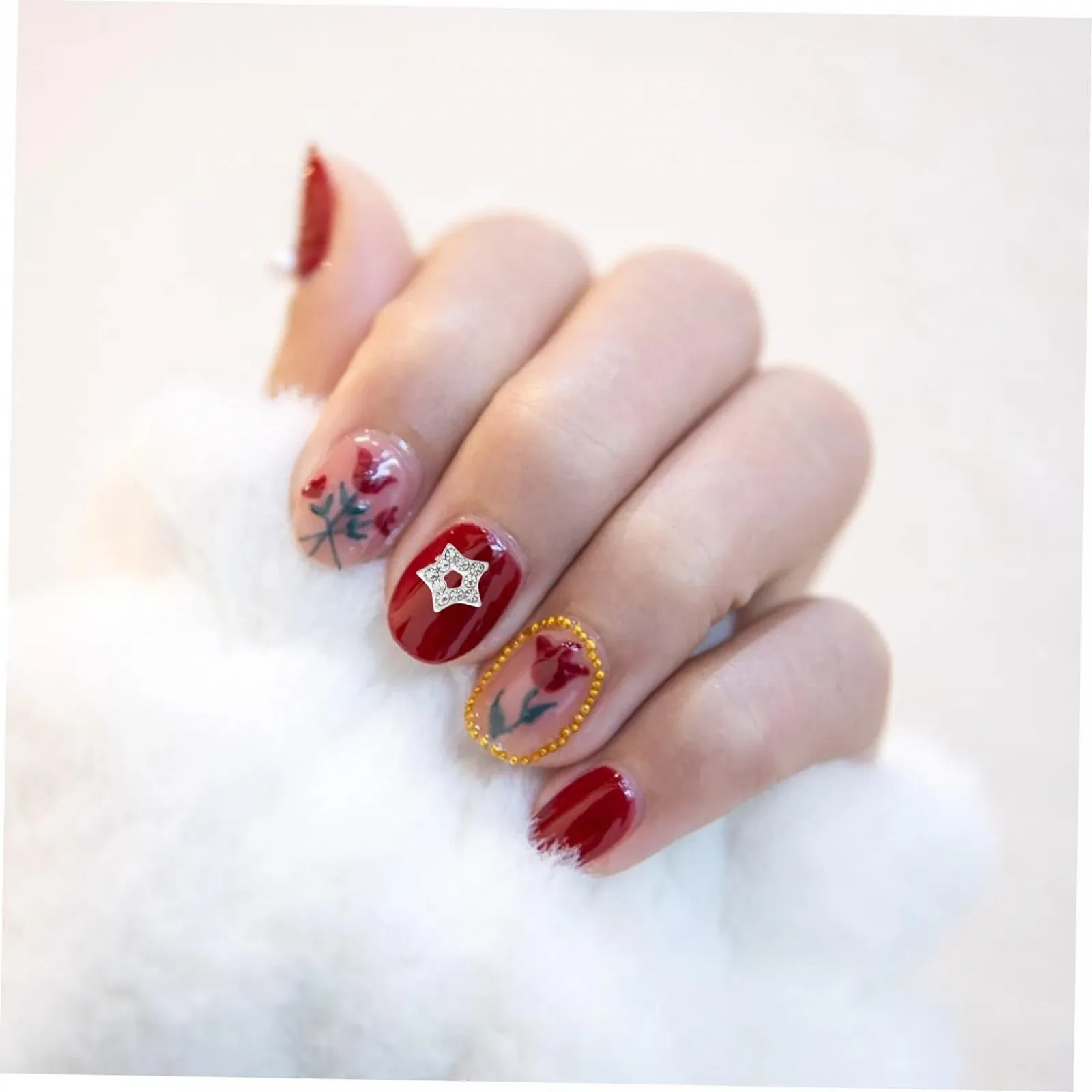 Украшения для ногтей WOONEKY Звезда, 10 шт., фото №7