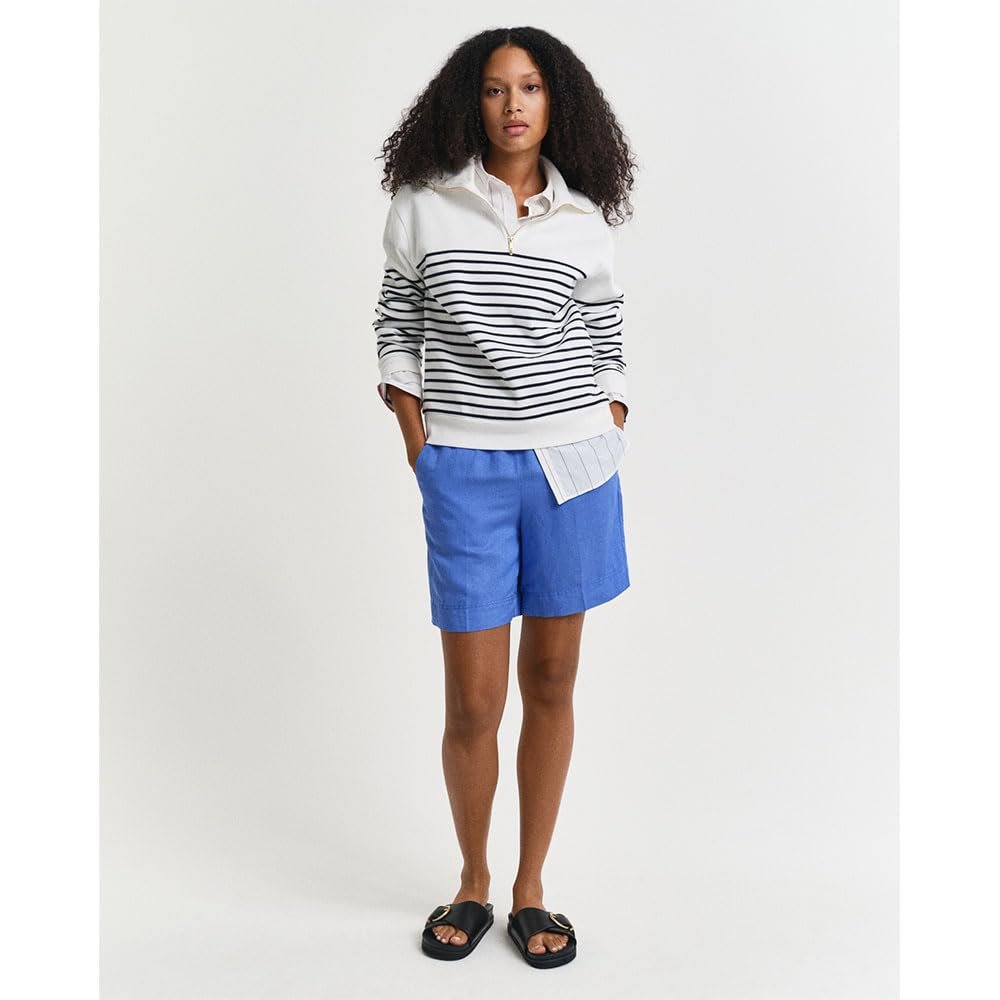 Женский Свитшот GANT Breton Rib Half Zip Sweat, фото №5