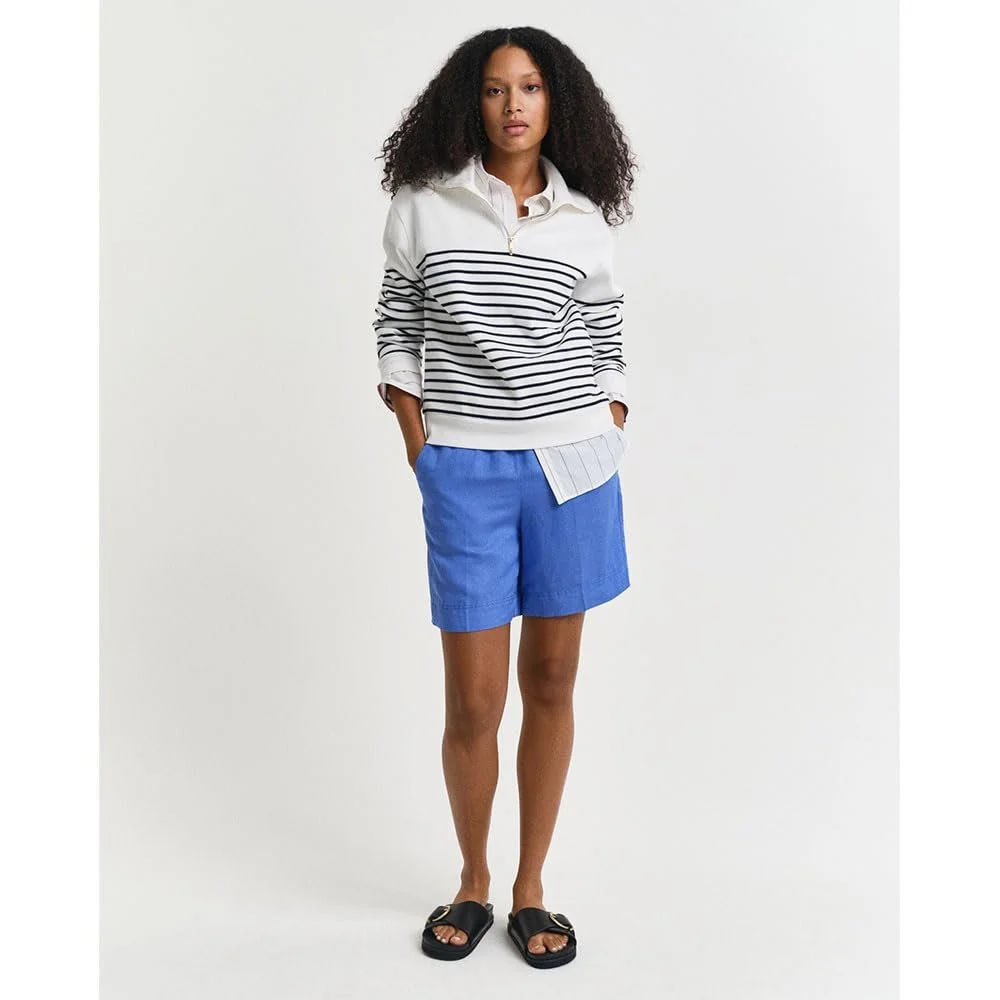 Женский Свитшот GANT Breton Rib Half Zip Sweat, фото №5