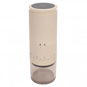 Электрическая кофемолка портативная с 38 регулируемыми настройками Beige - Фото 1