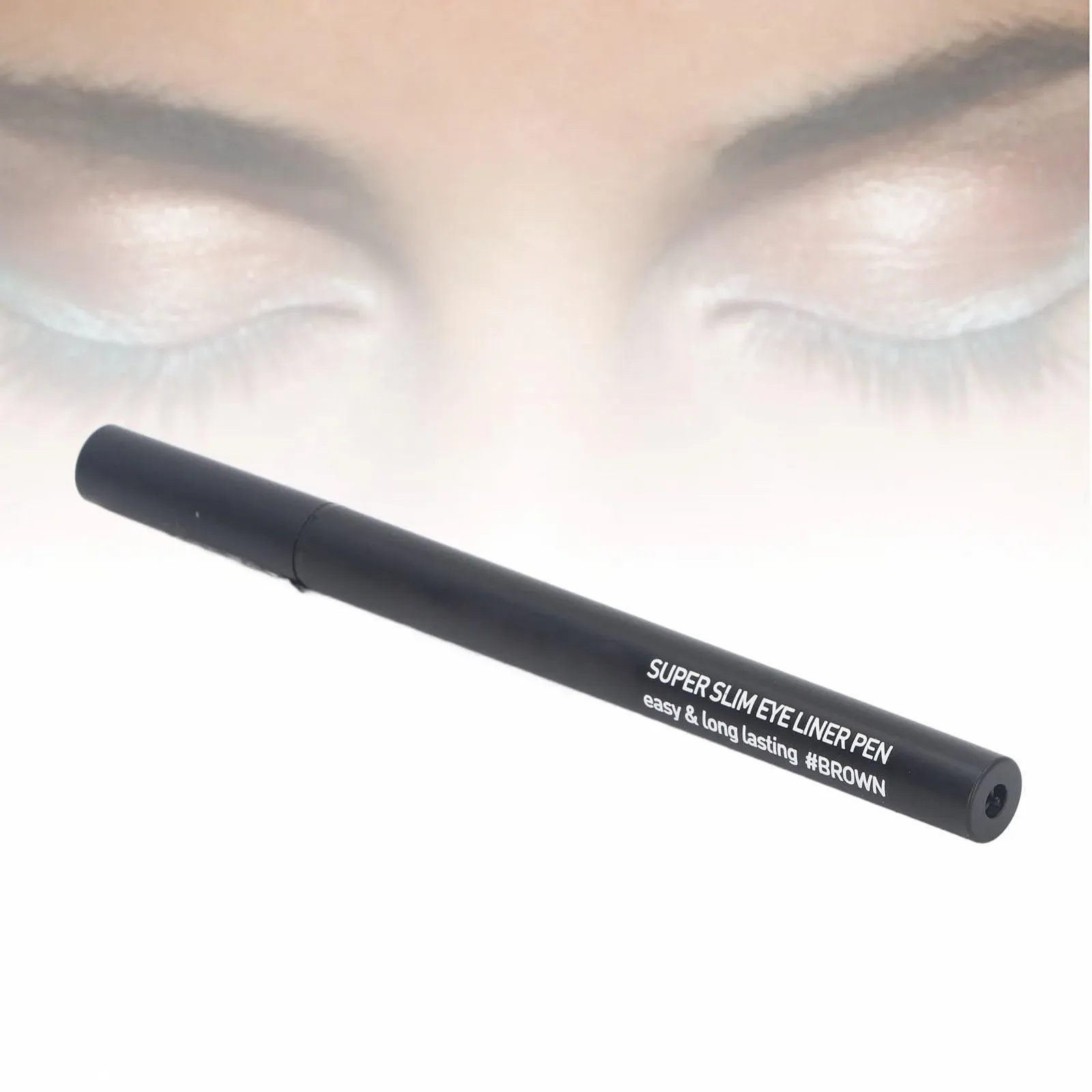 Подводка для глаз Коричневая Быстросохнущая Жидкая, фото №2