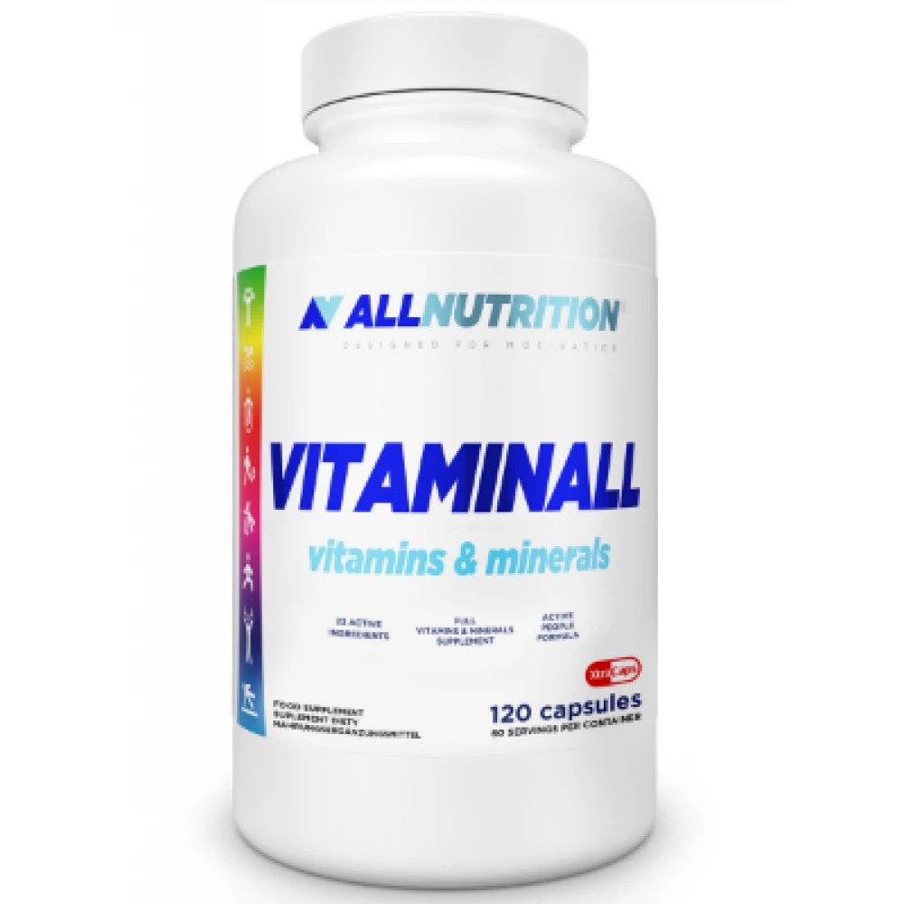 VitaminALL Vitamins and Minerals 120caps, фото №1