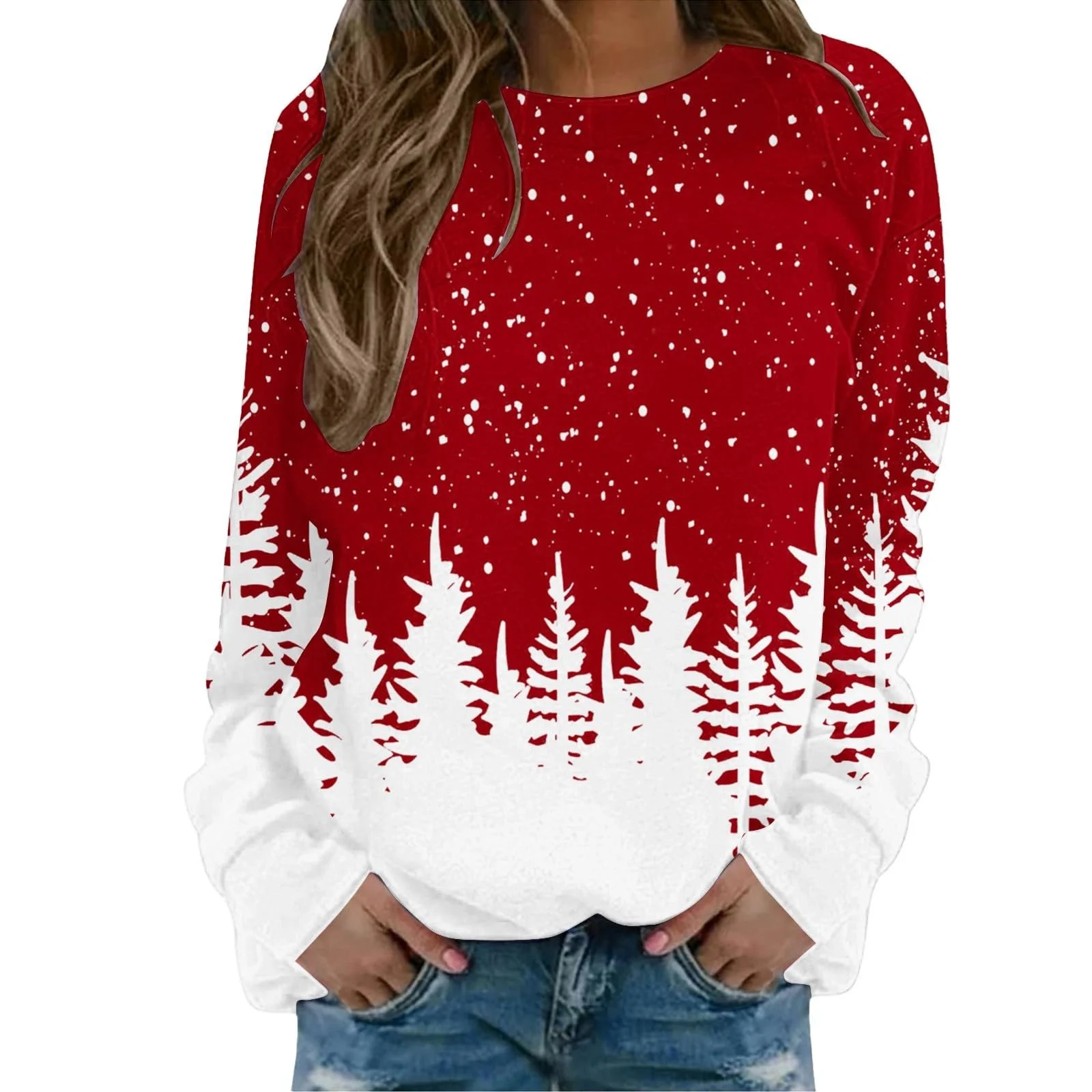 Рождественский Свитер Женский 48 Рождественский Свитшот, фото №1