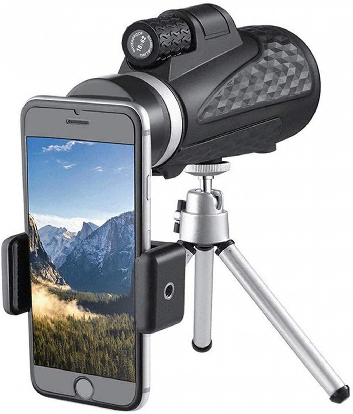 Монокуляр Teleskop-Monokular 10 x 50 Tragbar HD Камераоб'єктив, фото №3