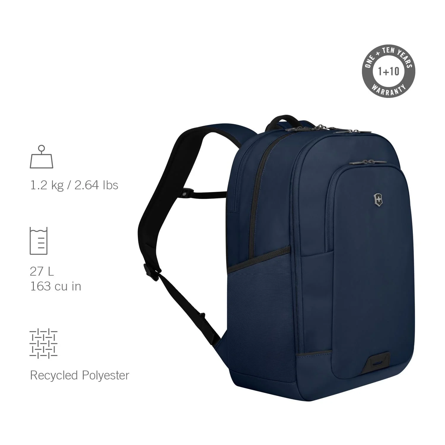 Рюкзак для ноутбука Victorinox Altmont Modern Deluxe 15.6 дюйма Темно-синій, фото №3 Рюкзак для ноутбука Victorinox Altmont Modern Deluxe 15.6 дюйма Темно-синій, фото №3