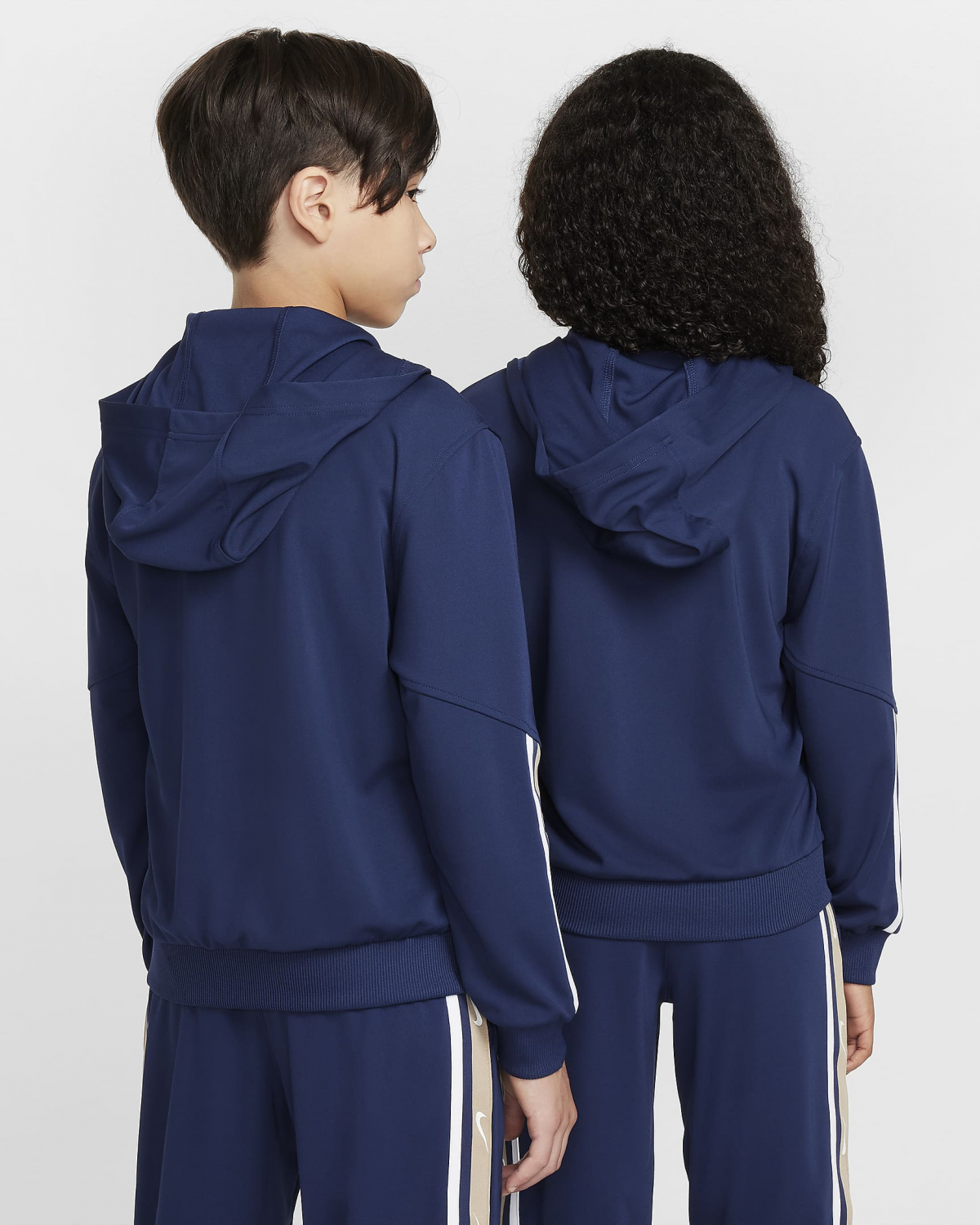 Світшот підліткова K NSW CLUB+ POLY FZ HOODIE FZ4906-410 Nike L, фото №2