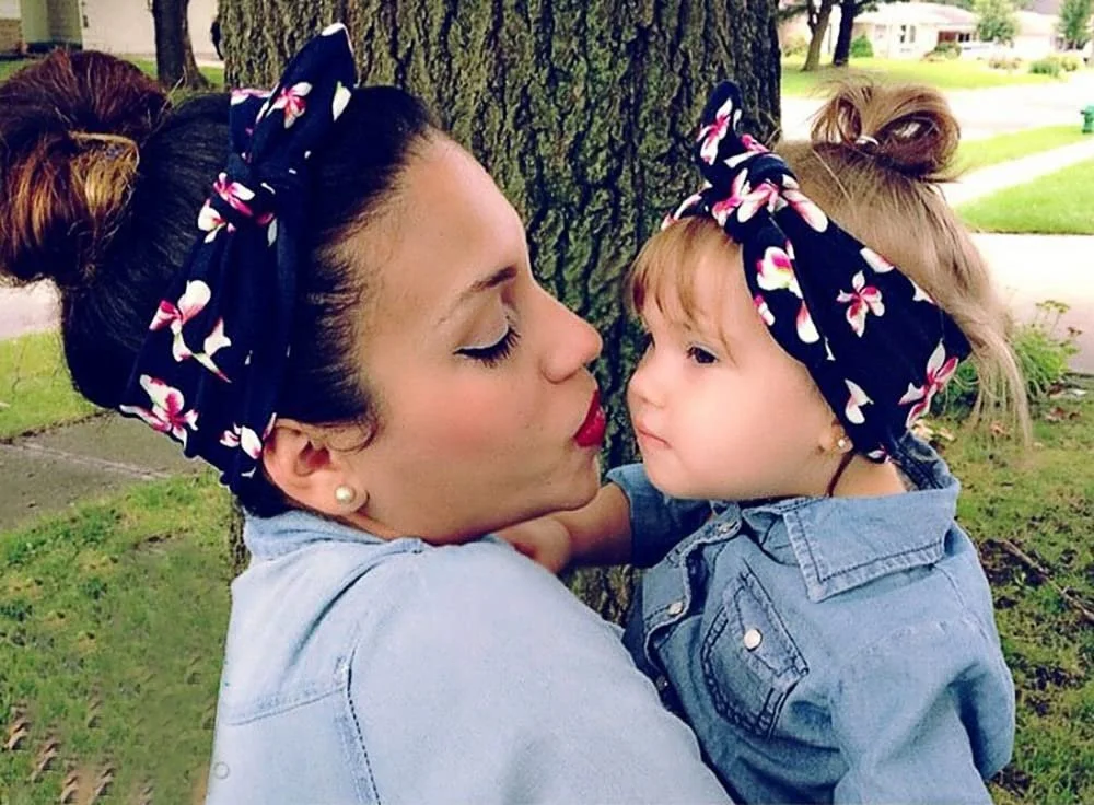 Пов'язка на голову Еластична з принтом, фото №3