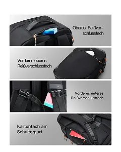 Рюкзак для ноутбука Inateck Lightour—BPX33 15.6-16 дюймів дорожній 39L TSA synthetic.ua - Фото 1