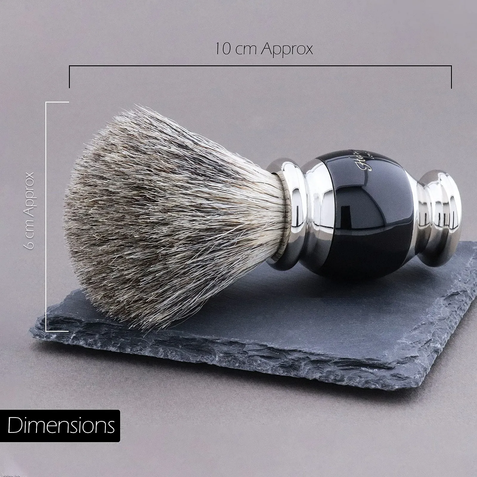 Помазок для бритья Haryali London Badger Hair Black, фото №6 Помазок для бритья Haryali London Badger Hair Black, фото №6