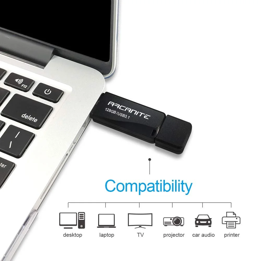 USB-флеш-накопичувач ARCANITE 128 GB USB 3.1, фото №5 USB-флеш-накопичувач ARCANITE 128 GB USB 3.1, фото №5