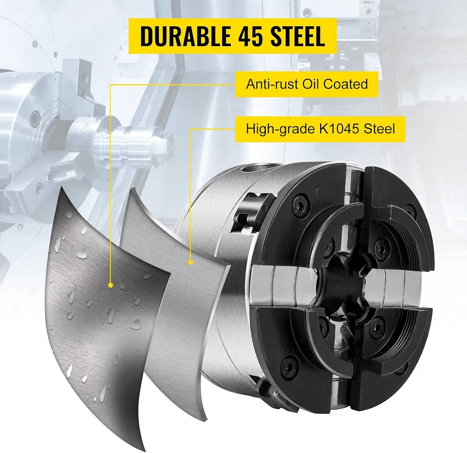 Токарный патрон для дерева Vevor 95mm, фото №6