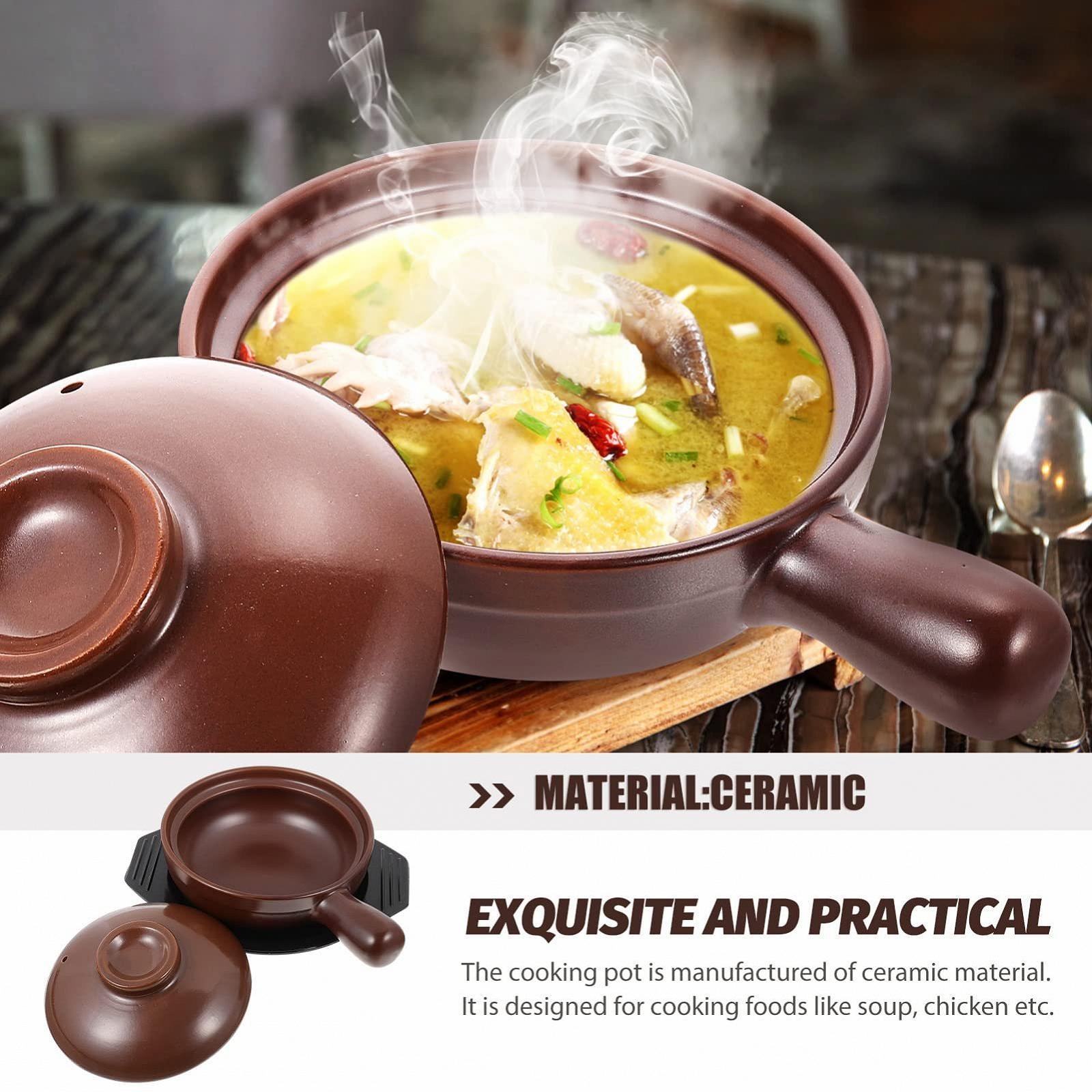 Ківш керамічний Gatuida для супу термостійкий енергоощадний з ручками, фото №4