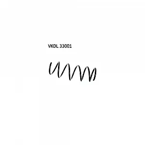 Пружина подвески SKF VKDL 33001 для OPEL, передняя ось - Фото 1