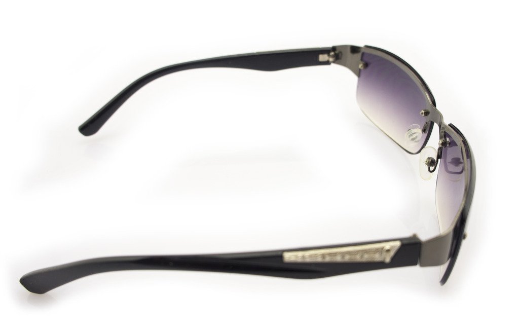 Стильні унісекс сонцезахисні окуляри HAND 1056 зі срібним мотивом черепа та кістки на дужках ширина між дужками 134 мм, фото №3 Стильні унісекс сонцезахисні окуляри HAND 1056 зі срібним мотивом черепа та кістки на дужках ширина між дужками 134 мм, фото №3